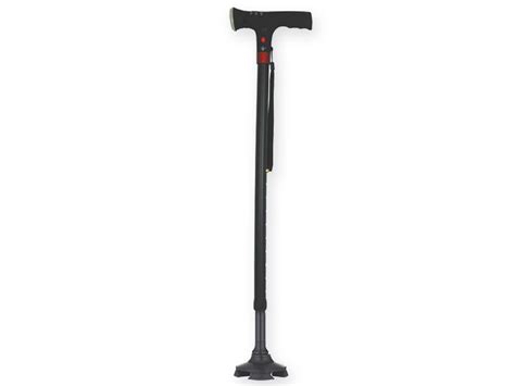 Folding Walking Stick With Light And Alarm Parkside Healthcare