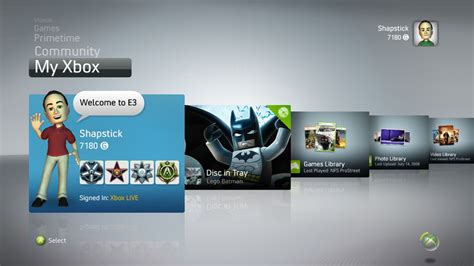 Pics Xbox 360s New User Interface Wired