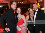 Oliver Roggisch and his girlfriend Astrid Boehringer and Juergen ...