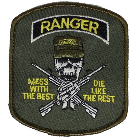 Us Army Ranger Od Patch Commando New Wide Variety Of Collectible