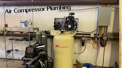 Air Compressor Plumbing How To Installing Air Hose In The Miller