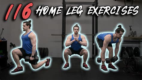 Best Leg Exercises At Home Leg Workouts At Home — Treadaway Training
