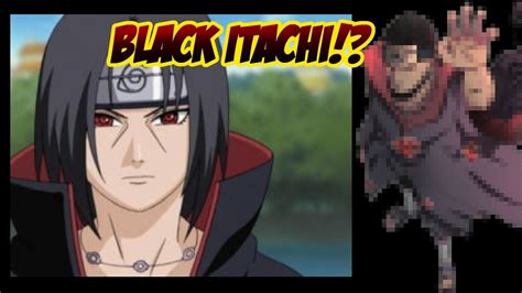 New Naruto Character Black Itachi Uchiha Youtube
