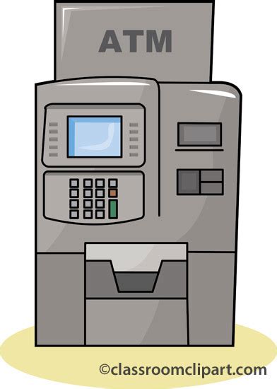 Money Atm Bank Machine 0 Clipart Teaching Ideas  Clipartix