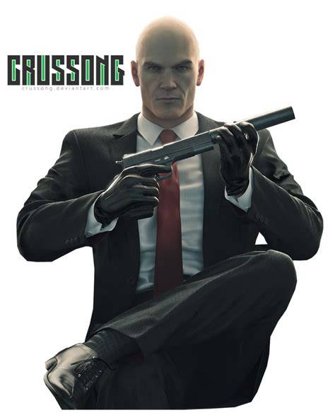 Hitman Agent 47 Render By Crussong On Deviantart