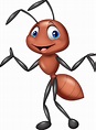 Hormiga de dibujos animados posando | Vector Premium