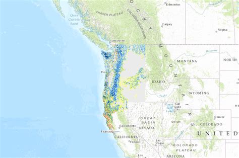 Gnn Forest Structure For The Pacific Northwest Map Service Data Basin