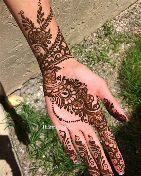 Simple Arabic Mehndi Designs For Left Hand 5 K4 Fashion