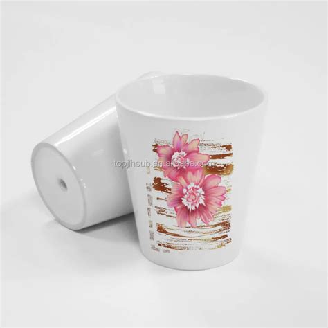 Diy Sublimation Blank 12oz Ceramic Flower Pot Plant Pot For Home Garden