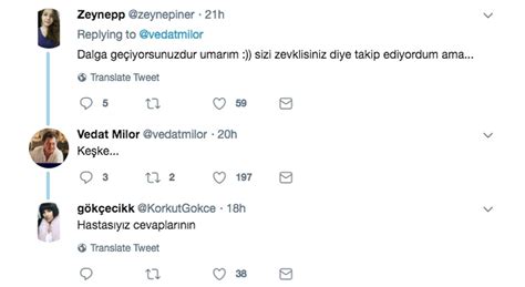 Vedat Milor un Sunumlu Paylaşımına Gelen Birbirinden Komik Yorumlar