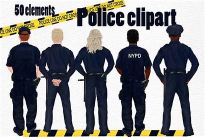 Clipart Police Policeman Cops Mug Clip Photoshop
