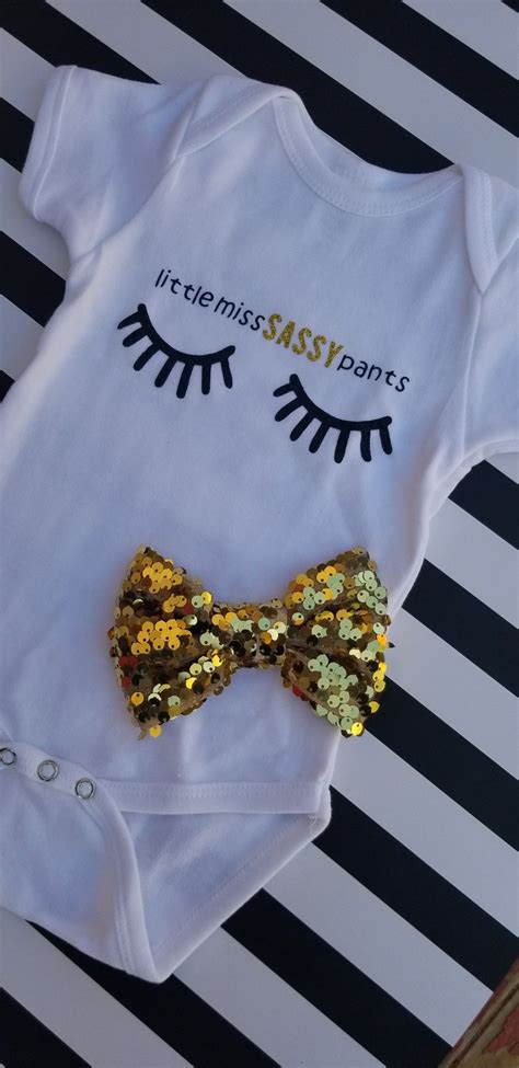 Little Miss Sassy Pants Sassy Cute Girl Onesie Toddler Shirt