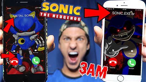 Do Not Call Sonicexe And Metal Sonic At 3am Omg They Actually Came