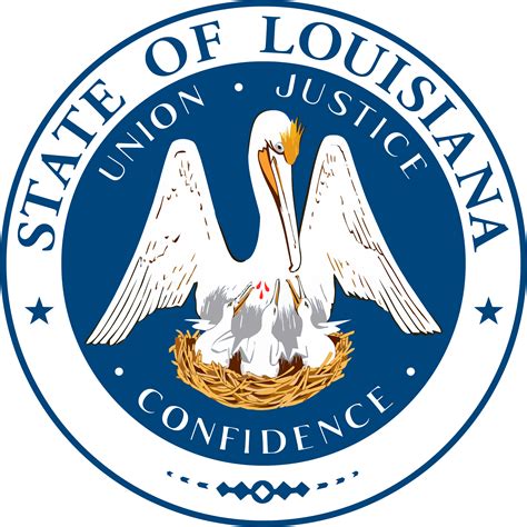 Louisiana State Seal Png And Svg Vector Freebie Supply