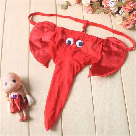 New Low Waist Sexy Mens Elephant Underwear G Strings Underpants Sexy