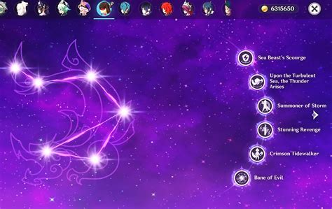 got Beidou and Ningguang from C0 to C6 Genshin Impact | HoYoLAB