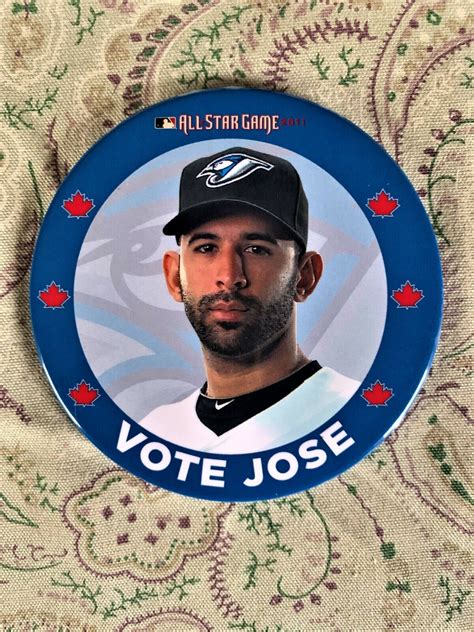2011 Toronto Blue Jays Jose Bautista All Star Game Button 2 Guides 2