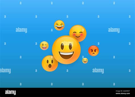 Smiley Emoticon Facial Stock Vector Images Alamy