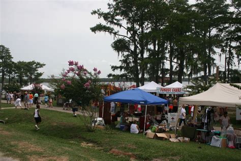 Florala Al Booths At Lake During 24th Of June Photo Picture Image