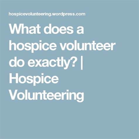 40 Best Hospice Volunteer Quotes Images On Pinterest Hospice