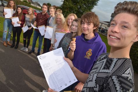 The Best Pictures From Gcse Results Day 2017 Devon Live