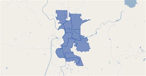 Sacramento City Council Districts Koordinates