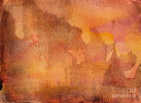 Brown Texture Watercolor Painting By Andrea Gingerich Pixels