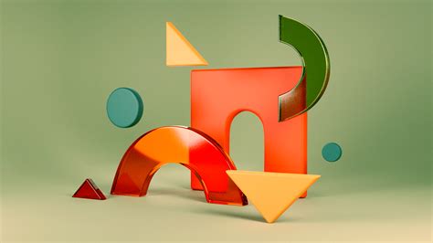 3d Abstract Compositions 2020 On Behance