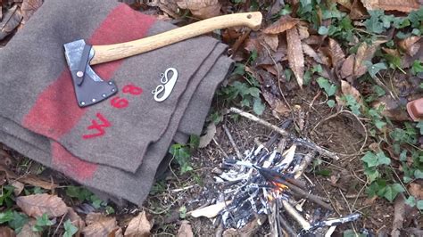 Suiss Army Wool Blanket For Bushcraft First Use Of My Christmas T