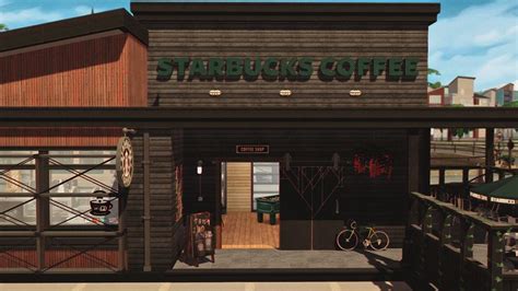 Starbucks Coffee Shop V2 Furnished Ddaengsims Coffee Shop