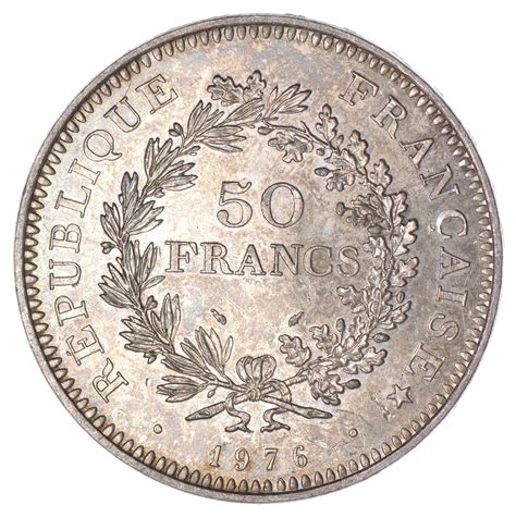Silver 1976 France 50 Francs World Silver Coin 300 Grams