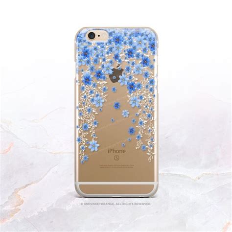 Iphone Se Floral Clear Rubber Case Iphone 6s Plus By Hellonutcase