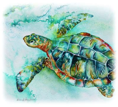 Titusville Sea Turtle Festival | Sea turtle art, Turtle watercolor, Turtle painting