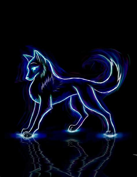 Neon Wolf By Crvail13 On Deviantart