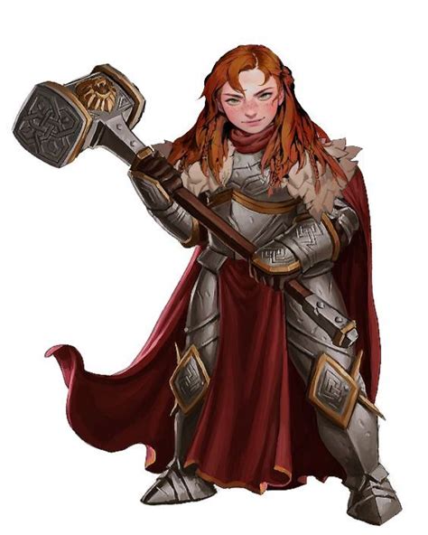 Dwarf Female Female Dwarf Fantasy Dwarf Character Portraits