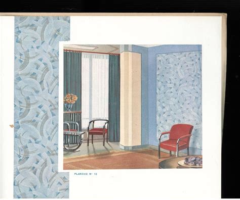 Essef Four Art Deco Wallpaper Catalogues For Sale At 1stdibs