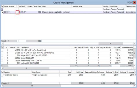 Orders Management Window Update Comsense Help Center
