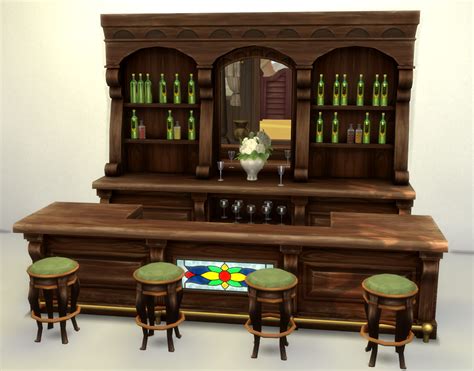 Best Bar None Back Download Sims 4 Cc Furniture Sims 4 Kitchen