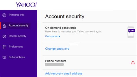 Yahoo Mail Password Reset How To Change Yahoo Password