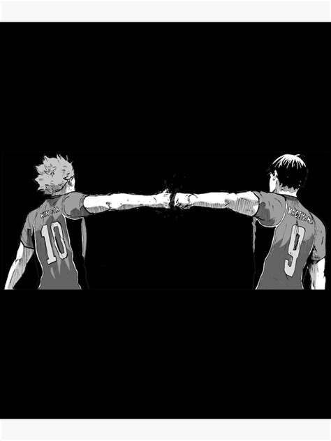 Hinata And Kageyama Fist Bump Classic Poster For Sale By