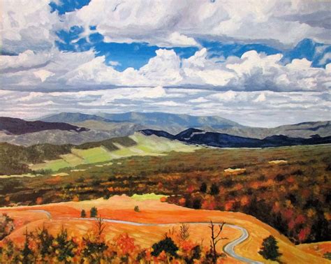 Art By Keith Johnson Germany Valley West Virginia Landscape Painting