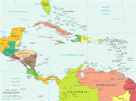 Am Rica Central Geografia Mapas E Pa Ses Infoescola