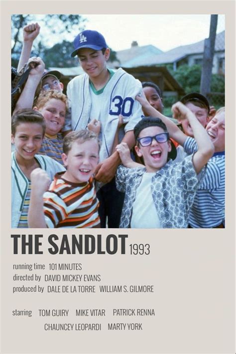Sandlot Movie Poster