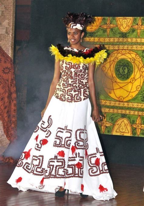 a stunning papua new guinea dress with traditional designs papuanewguinea papua new guinea