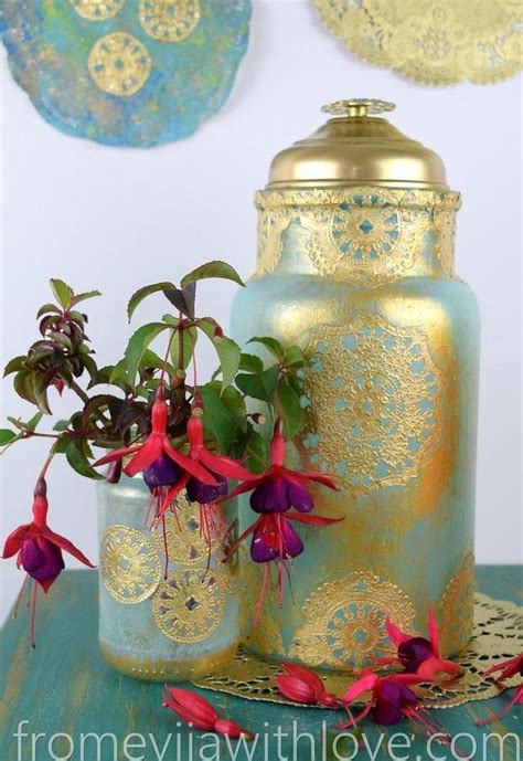 Moroccan lanterns diy sale, and oneofakind products and you normally would and dont forget potted. DIY Moroccan Inspired Lantern Made From Old Glass and ...