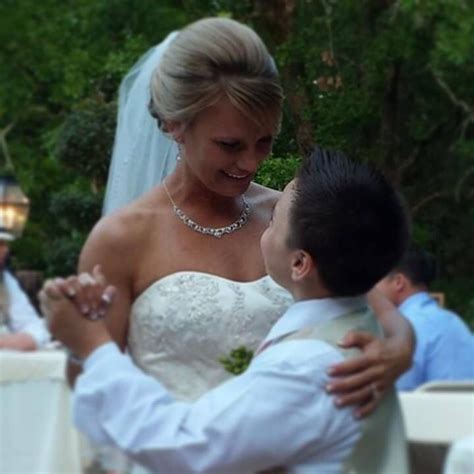 Brynn And Her Son Ashton Strapless Patio Michael Wedding Dresses