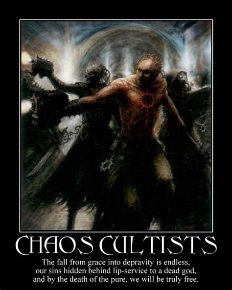 Chaos Cultist Banner Warhammer 40k Warhammer Movie Posters