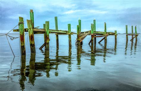 The Old Wooden Docks Photograph By Debra And Dave Vanderlaan