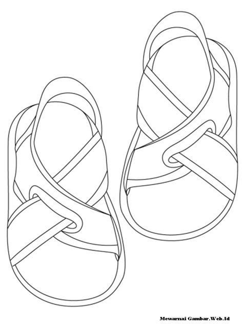 Bilas kain dengan air dingin hingga air berwarna bening. Mewarnai Gambar Alas Kaki | Mewarnai Gambar