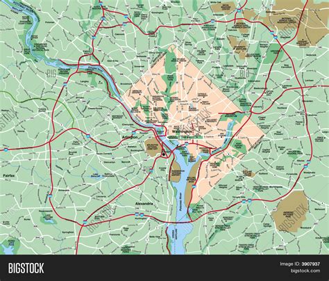 Tactile Map Of Metropolitan Washington D C Aph Museum